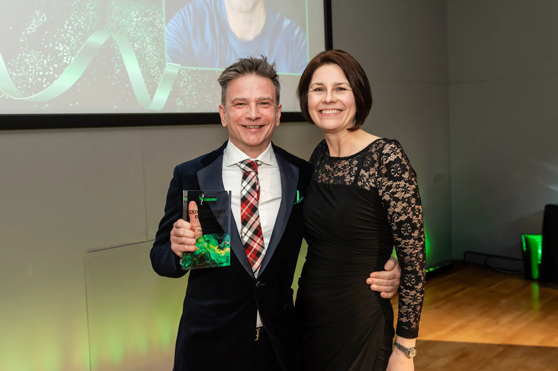 Guests celebrating at the National Coaching Awards ceremony